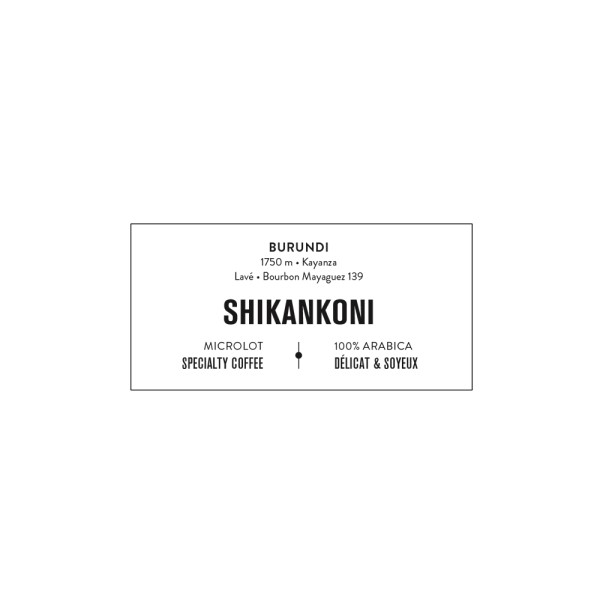 Café Shikankoni du Burundi